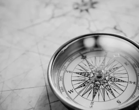 Compass symbolizing guidance and direction, reflecting the supportive journey of therapy with Jo Robinson-Castro